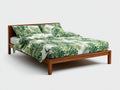 Letto matrimoniale - Legno - 210 x 170 x 100 cm - Naturale - Stile moderno