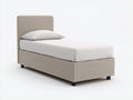 Letto singolo - Tessuto - 210x100x110 cm - Beige - Stile moderno
