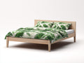 Letto matrimoniale - Legno - 210 x 170 x 100 cm - Naturale - Stile moderno